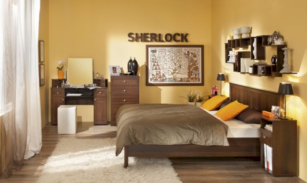Модульная спальня Sherlock в цвете Орех шоколадный