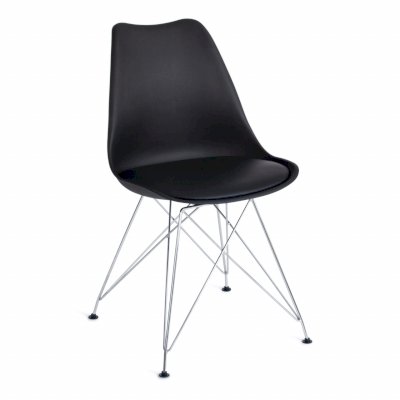 Комплект из 4-х стульев пластиковых Tulip Iron Chair
