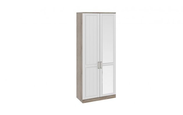Шкаф для одежды с 1-ой глухой и 1-ой зеркальной дверями Прованс СМ-223.07.025