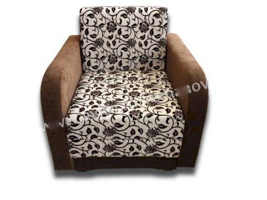 Кресло-кровать мешковина с подлокотниками вельвет