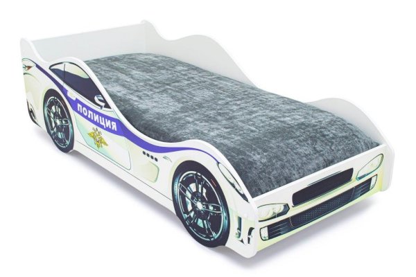 Детская кровать-машина Полиция