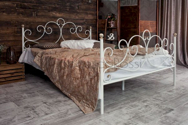 Кованая кровать Флоренция с 2 спинками