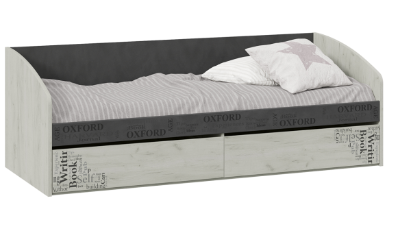 Кровать с 2 ящиками Оксфорд-2 ТД-399.12.01