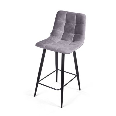 Комплект из 2х полубарных стульев Uno конус черный