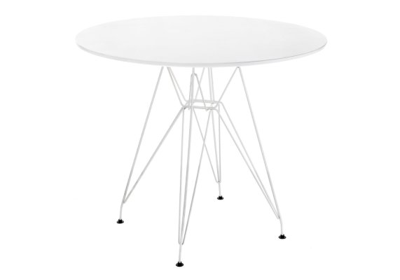 Круглый обеденный стол Table с металлическим основанием 