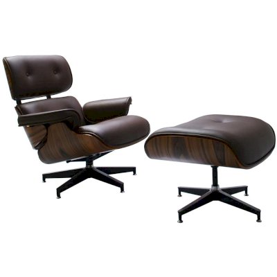 Кресло Eames Lounge Chair с оттоманкой
