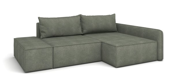 Угловой диван-кровать с банкеткой Лофт
