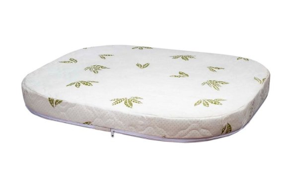 Овальный детский матрас 120х60