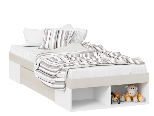 Кровать с ящиком Сканди СМ-386.12.001