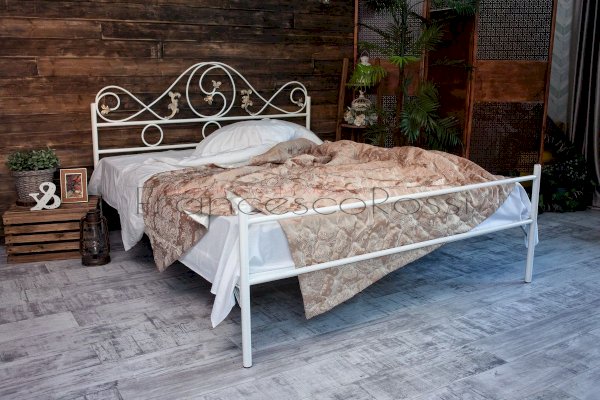 Кованая кровать Венеция с 1 спинкой